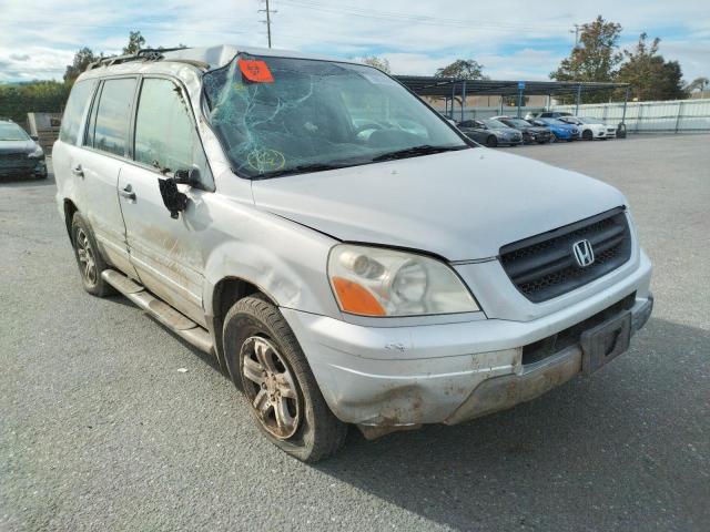 HONDA PILOT EX 2003 with VIN 2HKYF18463H571059 - Photo from auction
