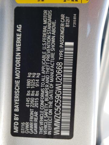 Photo 10 from auction – 2016 MINI COOPER S C with VIN WMWZC5C59GWU20668