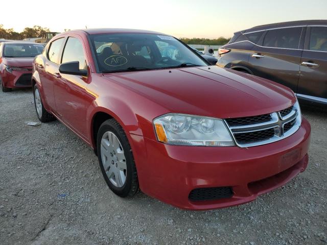 DODGE AVENGER SE 2014 with VIN 1C3CDZAG6EN193805 - Photo from auction
