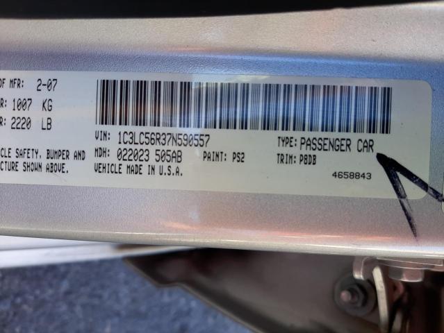 Photo 10 from auction – 2007 CHRYSLER SEBRING TO with VIN 1C3LC56R37N590557