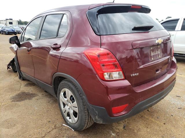 Photo 3 from auction – 2017 CHEVROLET TRAX LS with VIN 3GNCJKSB7HL154019
