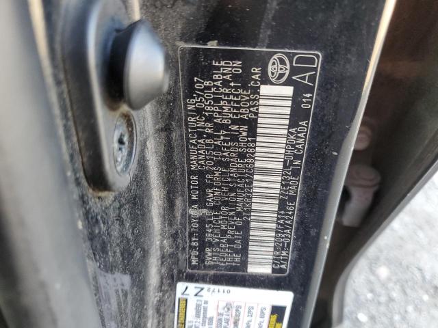 Photo 10 from auction – 2007 TOYOTA COROLLA MA with VIN 2T1KR32E17C682881