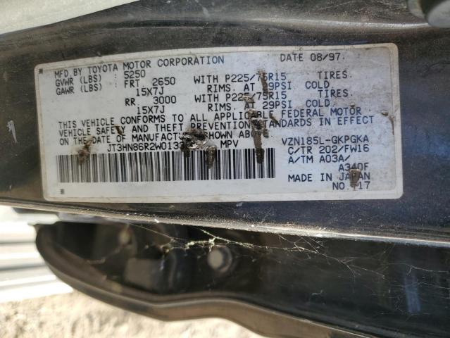 Photo 10 from auction – 1998 TOYOTA 4RUNNER SR with VIN JT3HN86R2W0133672