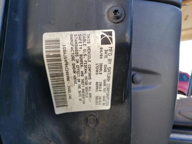 Photo 10 from auction – 2004 SATURN ION LEVEL with VIN 1G8AJ54F94Z200996