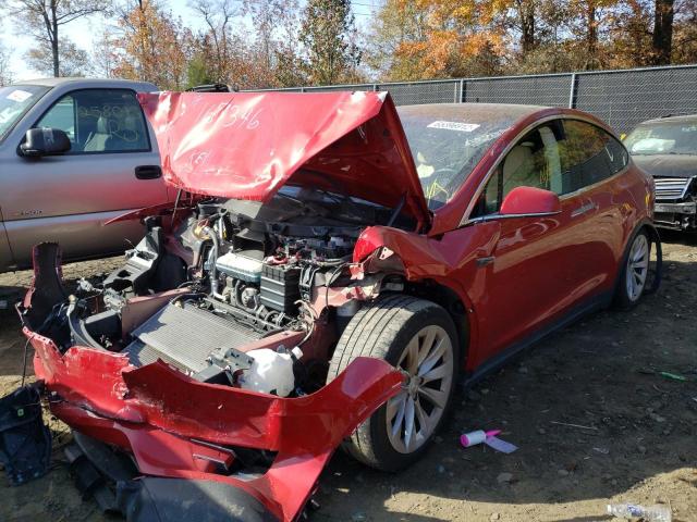 Photo 2 from auction – 2016 TESLA MODEL X with VIN 5YJXCBE46GF000383