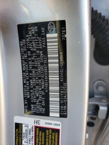Photo 10 from auction – 2009 TOYOTA CAMRY BASE with VIN 4T4BE46KX9R071627