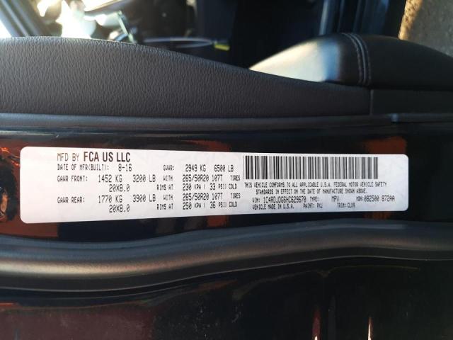 Photo 10 from auction – 2017 DODGE DURANGO GT with VIN 1C4RDJDG6HC629670