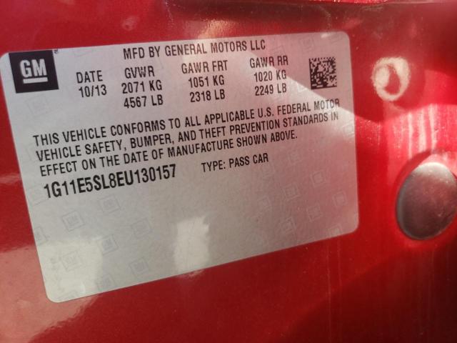 Photo 10 from auction – 2014 CHEVROLET MALIBU 2LT with VIN 1G11E5SL8EU130157