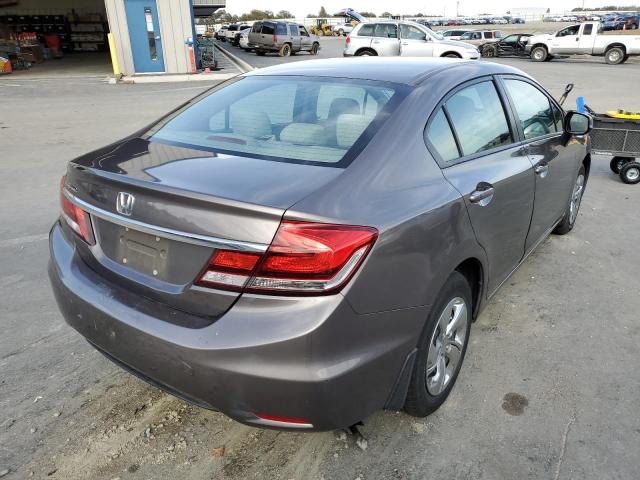 Photo 4 from auction – 2013 HONDA CIVIC LX with VIN 19XFB2F55DE227894