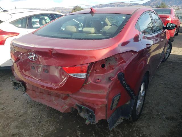 Photo 4 from auction – 2013 HYUNDAI ELANTRA with VIN KMHDH4AE7DU709028