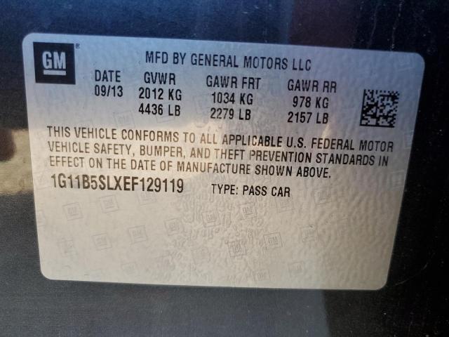 Photo 10 from auction – 2014 CHEVROLET MALIBU LS with VIN 1G11B5SLXEF129119