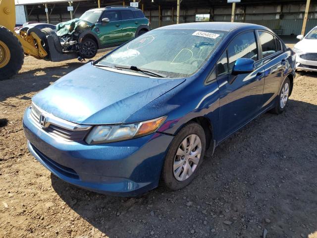 Photo 2 from auction – 2012 HONDA CIVIC LX with VIN 19XFB2F5XCE076808