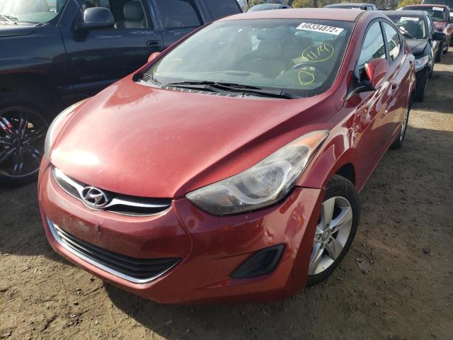 Photo 2 from auction – 2013 HYUNDAI ELANTRA with VIN KMHDH4AE7DU709028