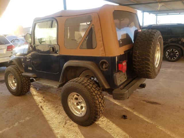 Photo 3 from auction – 2001 JEEP WRANGLER / with VIN 1J4FA49S91P300545