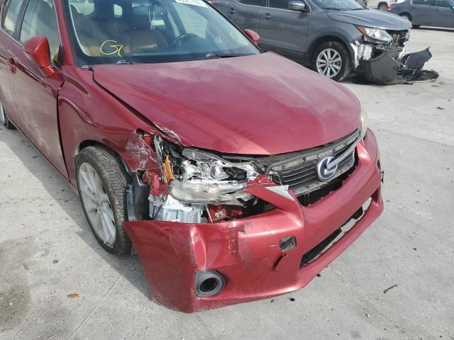 Photo 9 from auction – 2012 LEXUS CT 200 with VIN JTHKD5BH5C2078746