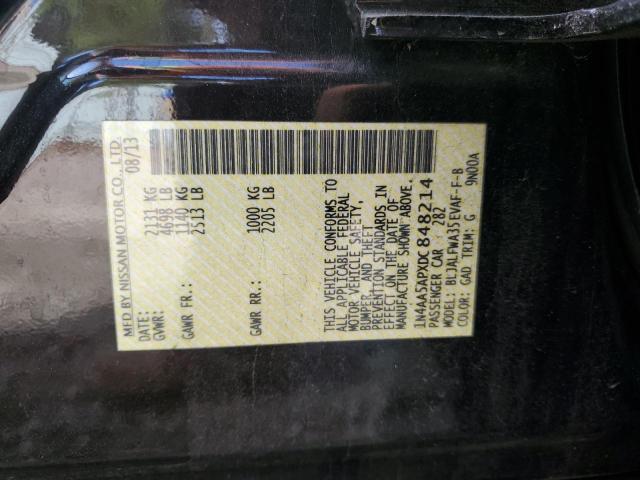Photo 10 from auction – 2013 NISSAN MAXIMA S with VIN 1N4AA5APXDC848214