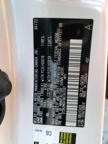 Photo 10 from auction – 2022 LEXUS RX 350 with VIN 2T2HZMDA1NC342567