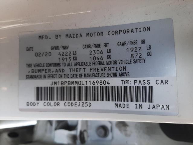 Photo 10 from auction – 2020 MAZDA 3 PREFERRE with VIN JM1BPBMM0L1169804