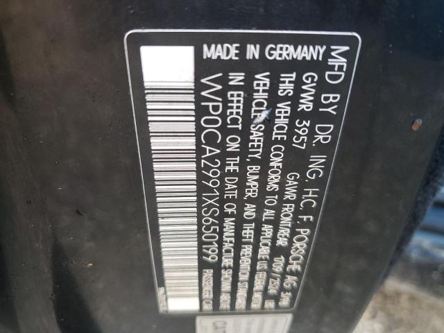 Photo 10 from auction – 1999 PORSCHE 911 CARRER with VIN WP0CA2991XS650199