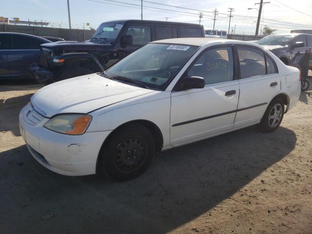 HONDA CIVIC DX 2001 with VIN 2HGES162X1H559231 - Photo from auction