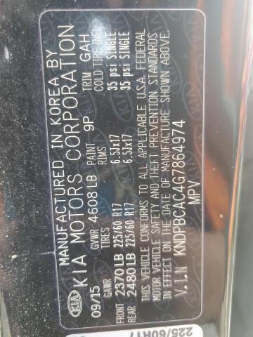 Photo 10 from auction – 2016 KIA SPORTAGE L with VIN KNDPBCAC4G7864974