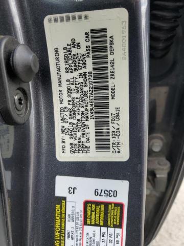 Photo 10 from auction – 2010 TOYOTA COROLLA BA with VIN 1NXBU4EE7AZ210738