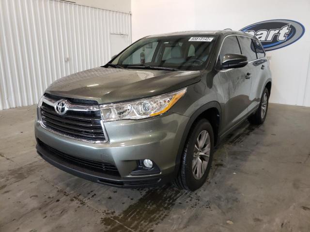 Photo 2 from auction – 2014 TOYOTA HIGHLANDER with VIN 5TDZKRFH3ES029659