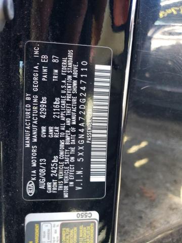 Photo 10 from auction – 2013 KIA OPTIMA EX with VIN 5XXGN4A72DG247110