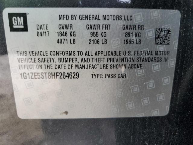 Photo 10 from auction – 2017 CHEVROLET MALIBU with VIN 1G1ZE5ST8HF264629