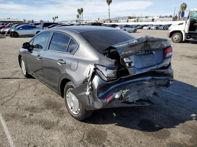 Photo 3 from auction – 2013 HONDA CIVIC HF with VIN 2HGFB2F64DH534262