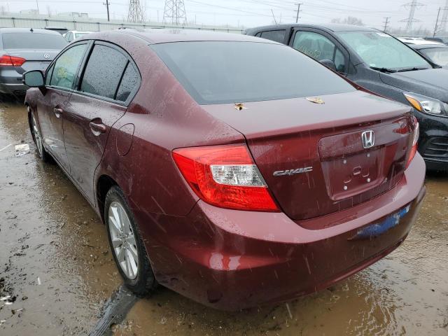 Photo 3 from auction – 2012 HONDA CIVIC EX with VIN 19XFB2F89CE035984