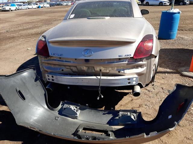 Photo 9 from auction – 2002 LEXUS SC 430 with VIN JTHFN48Y120032387