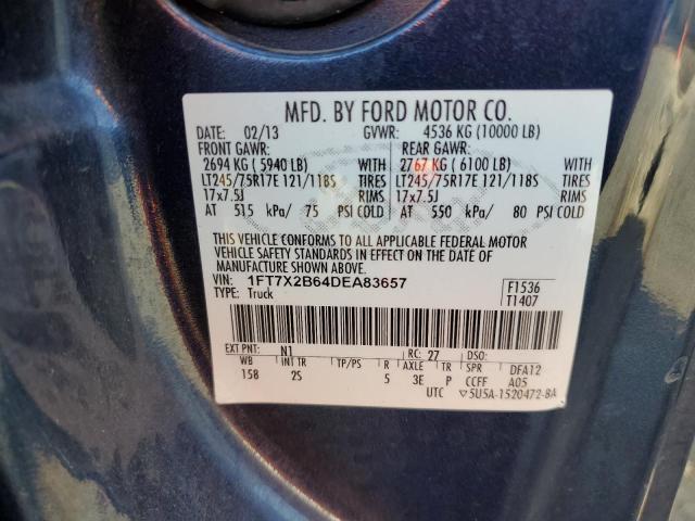 Photo 10 from auction – 2013 FORD F250 SUPER with VIN 1FT7X2B64DEA83657