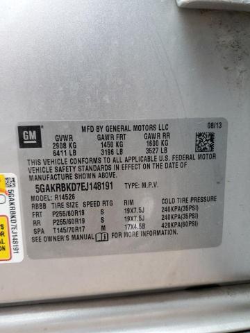 Photo 10 from auction – 2014 BUICK ENCLAVE with VIN 5GAKRBKD7EJ148191
