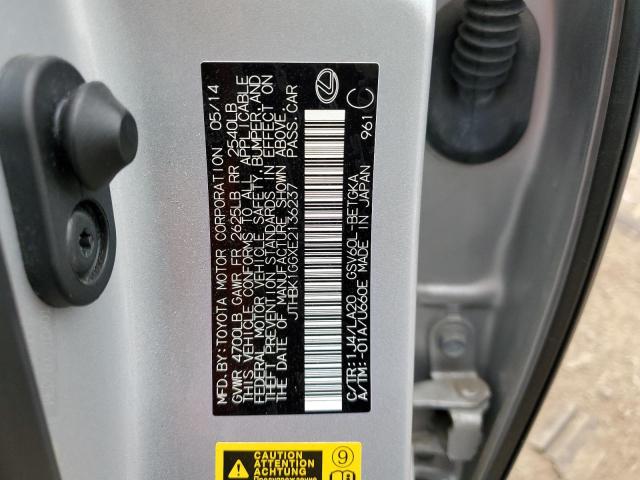 Photo 10 from auction – 2014 LEXUS ES 350 with VIN JTHBK1GGXE2136237