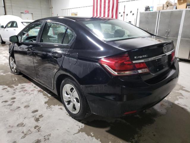 Photo 3 from auction – 2013 HONDA CIVIC LX with VIN 19XFB2F50DE021026
