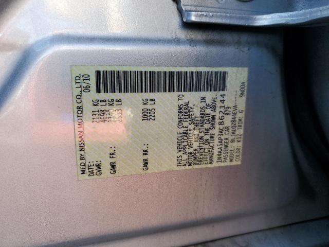 Photo 10 from auction – 2010 NISSAN MAXIMA S with VIN 1N4AA5AP3AC862144