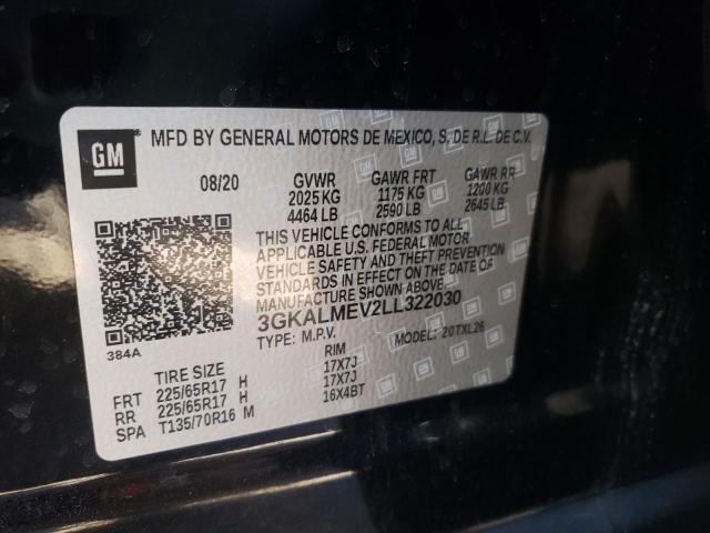 Photo 10 from auction – 2020 GMC TERRAIN SL with VIN 3GKALMEV2LL322030