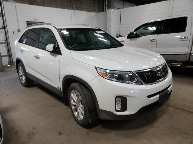 KIA SORENTO EX 2015 with VIN 5XYKUDA78FG654313 - Photo from auction