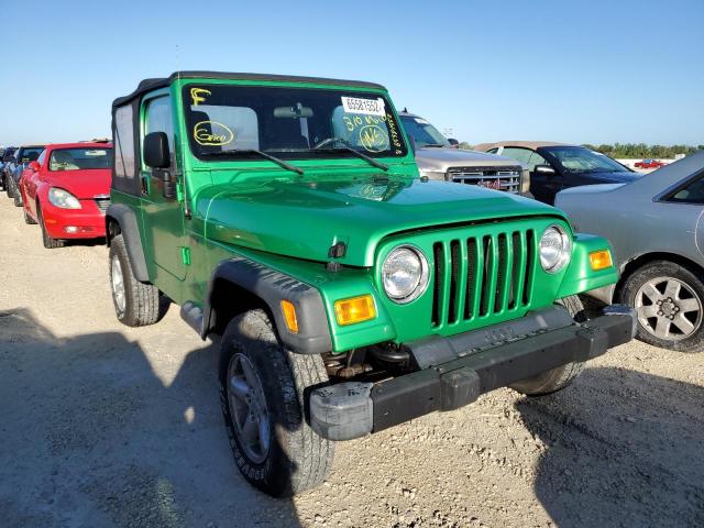 JEEP WRANGLER X 2004 with VIN 1J4FA39S54P796801 - Photo from auction
