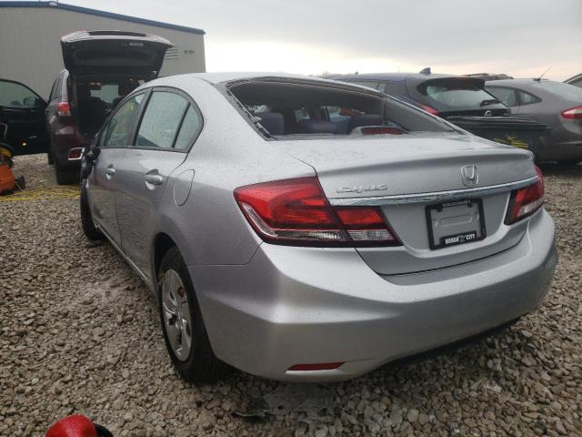 Photo 3 from auction – 2014 HONDA CIVIC LX with VIN 19XFB2F54EE022181