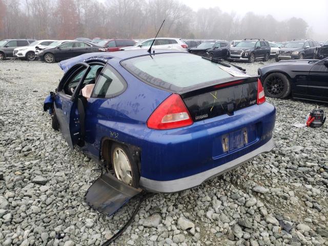 Photo 3 from auction – 2001 HONDA INSIGHT with VIN JHMZE13781T001600