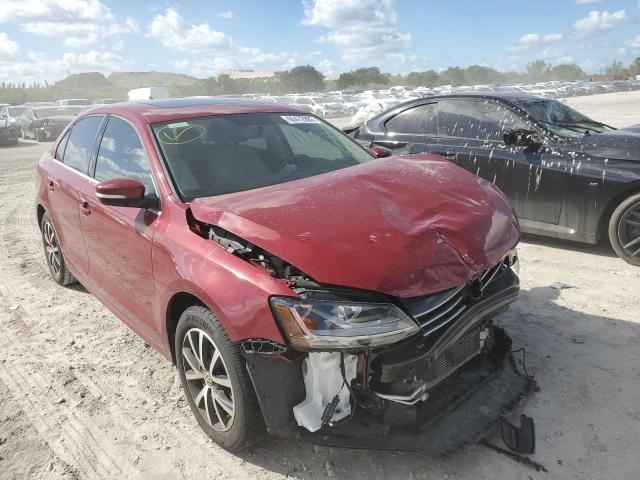 VOLKSWAGEN JETTA SE 2017 with VIN 3VWDB7AJ3HM293104 - Photo from auction