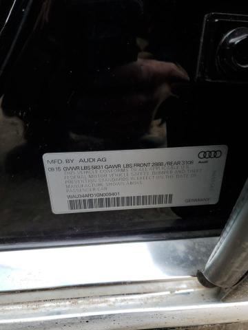 Photo 10 from auction – 2016 AUDI A8 L QUATT with VIN WAU34AFD1GN009401