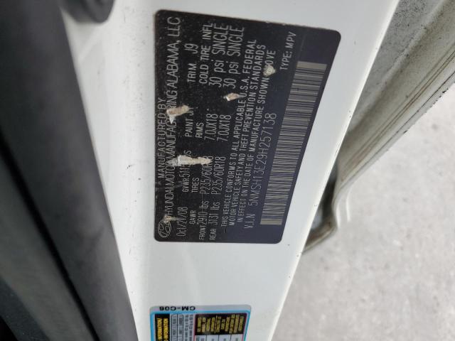 Photo 10 from auction – 2009 HYUNDAI SANTA FE S with VIN 5NMSH13E29H257138