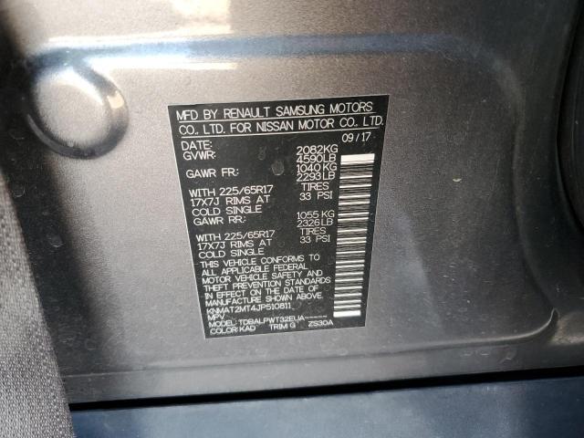 Photo 10 from auction – 2018 NISSAN ROGUE S with VIN KNMAT2MT4JP510811