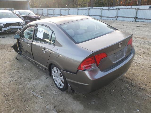 Photo 3 from auction – 2007 HONDA CIVIC LX with VIN 2HGFA16517H311301