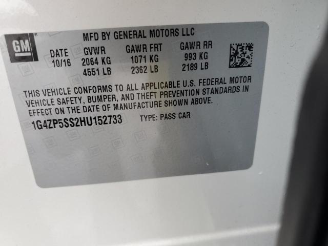 Photo 12 from auction – 2017 BUICK LACROSSE E with VIN 1G4ZP5SS2HU152733