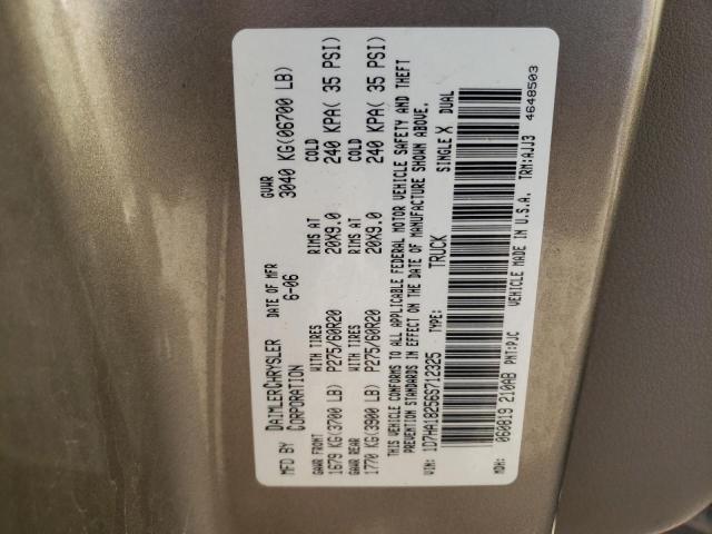 Photo 10 from auction – 2006 DODGE RAM 1500 S with VIN 1D7HA18256S712325