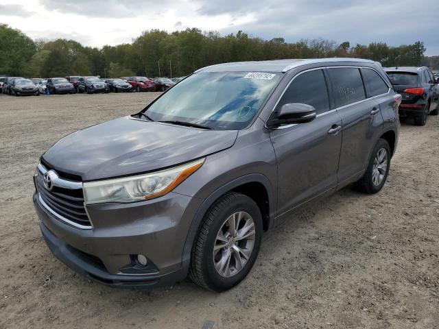 Photo 2 from auction – 2015 TOYOTA HIGHLANDER with VIN 5TDKKRFH5FS074427
